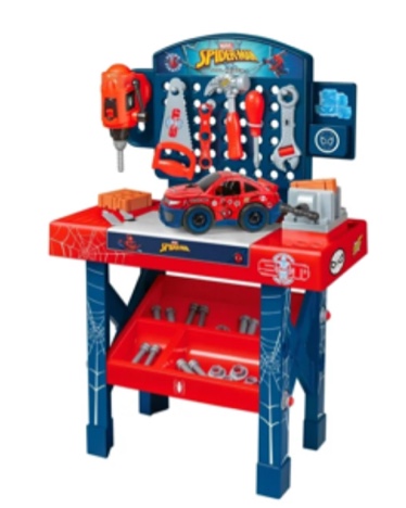 Spider-Man Tool Bench Playset with Take Apart Car