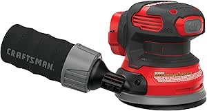 CRAFTSMAN V20 Orbital Sander, Cordless, 12,000 OPM, Bare Tool Only (CMCW220B)