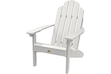 Hamilton folding and reclining Adirondack chair white