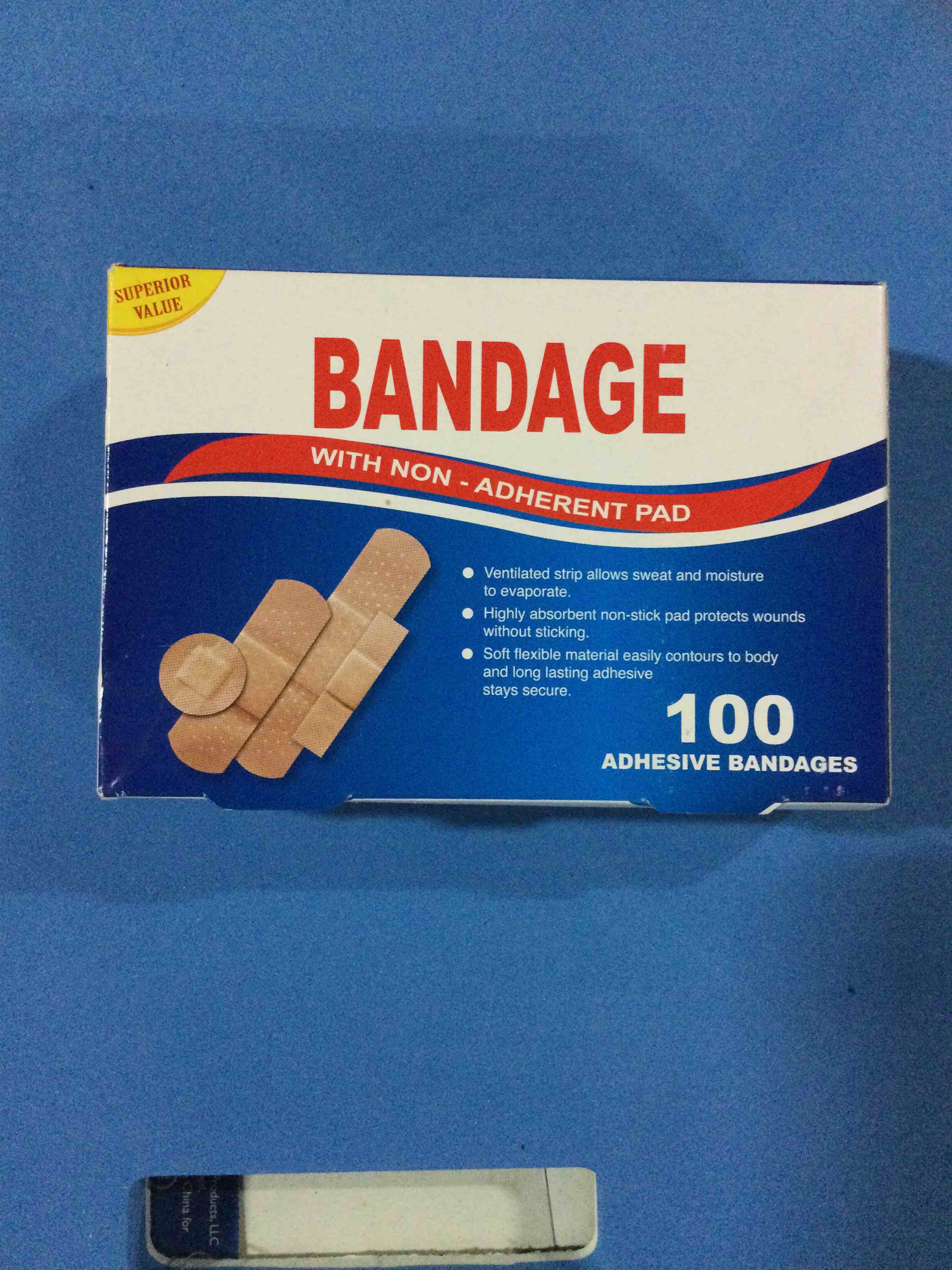 100 Adhesive Bandages ** Assorted Sizes **