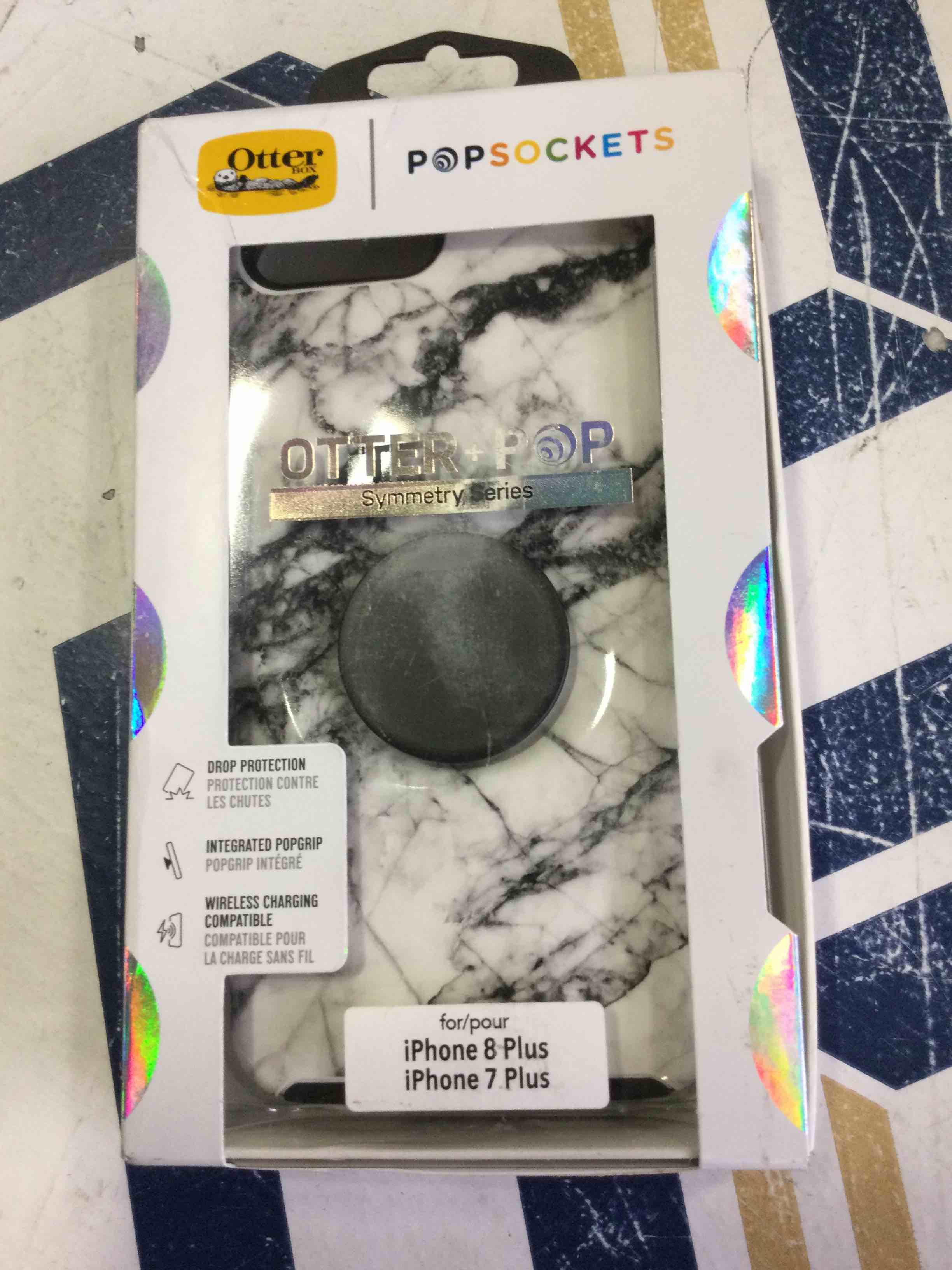 Otter + Pop for iPhone7 & 8 with popsockets