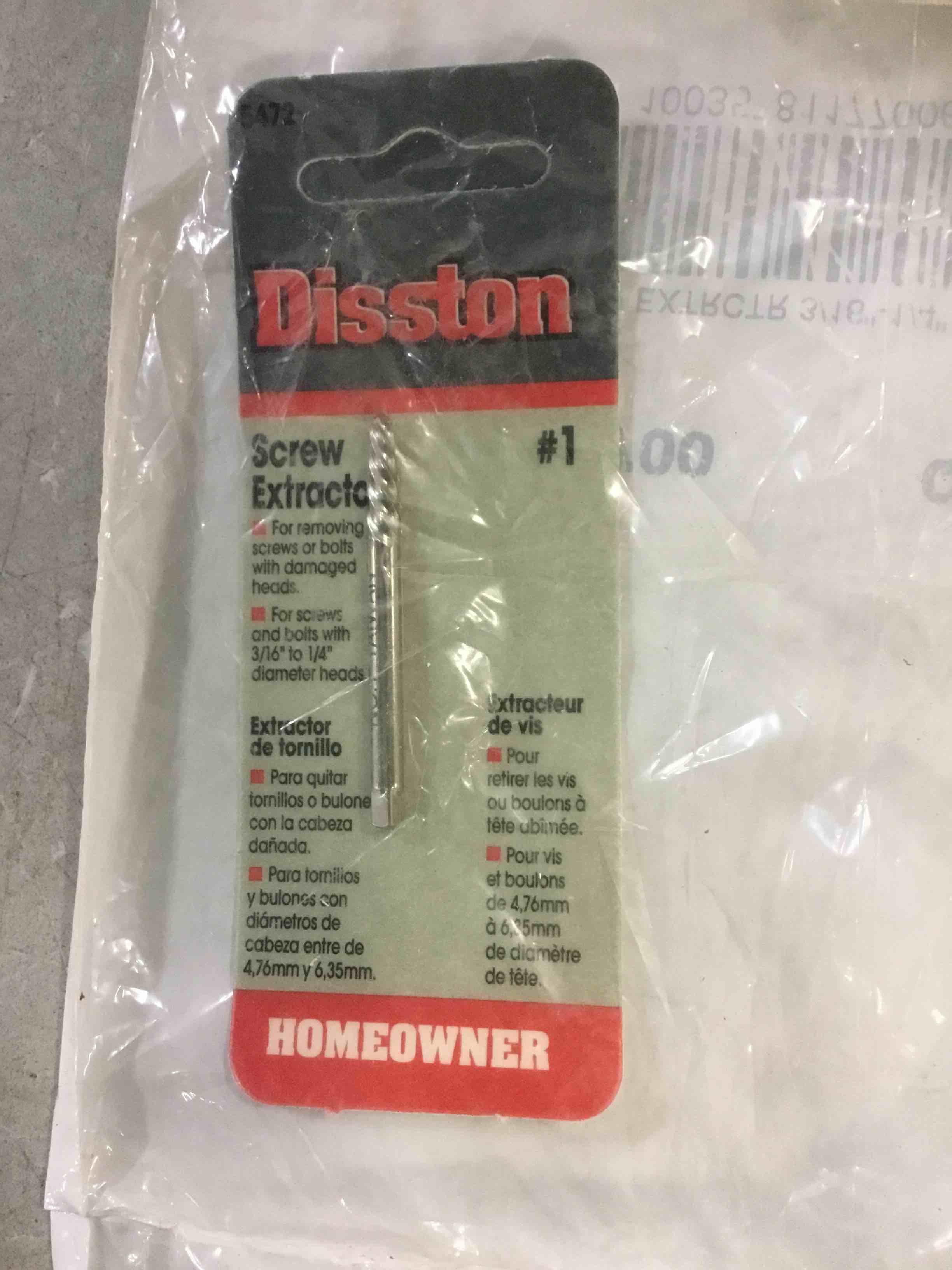 #1 Blu-Mol Screw Extractor 5 pack