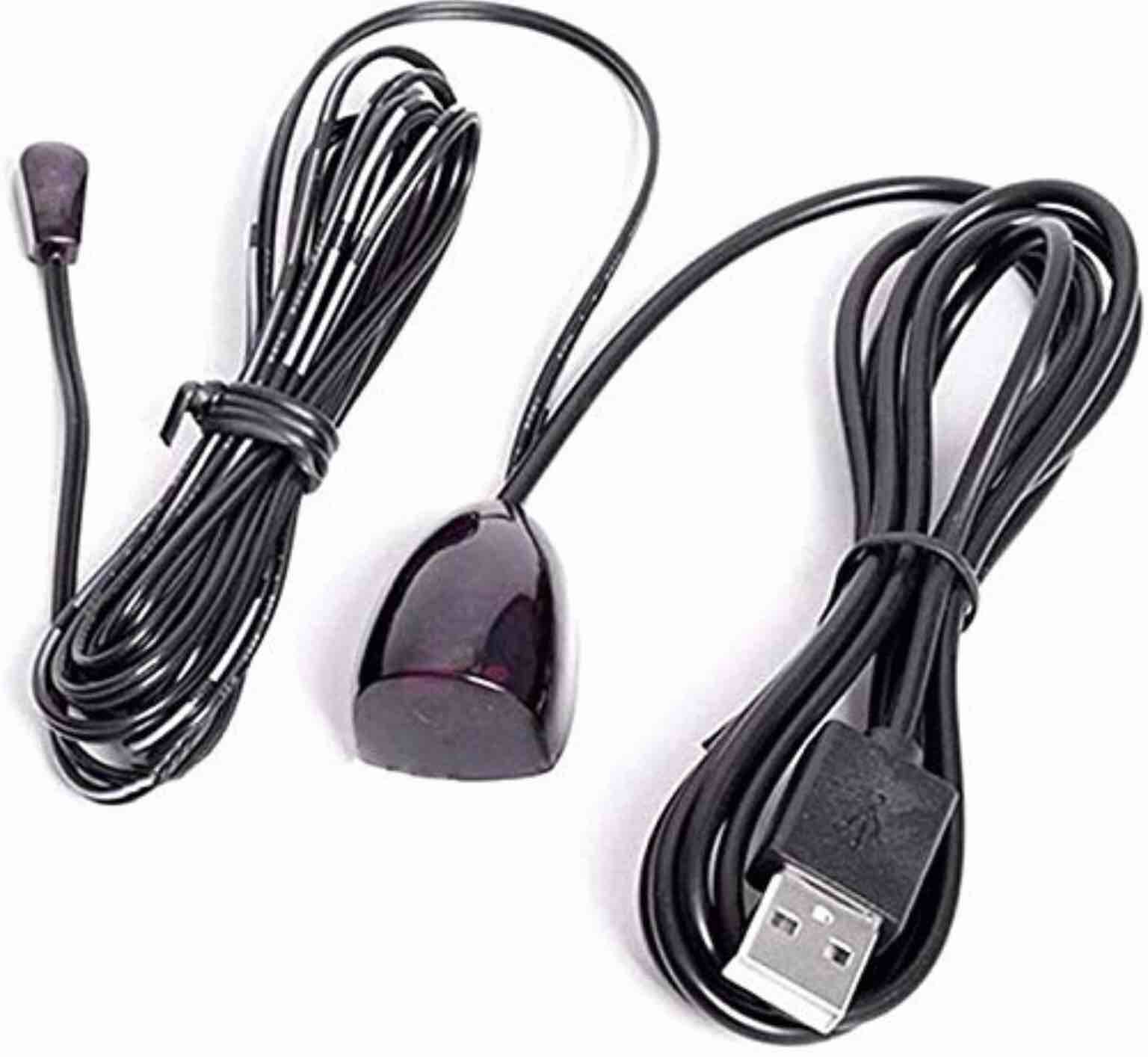 USB IR Repeater - Infrared Remote Control Extender Repeater Hidden IR Repeater System with 1 Emitters 1 Receiver (3M/ 10 FT)