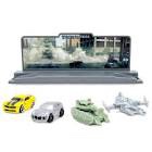 Micro Machines Transformers 4-Pack With Blackout and Movie Scene Display and Autobot/Decepticon Decoder