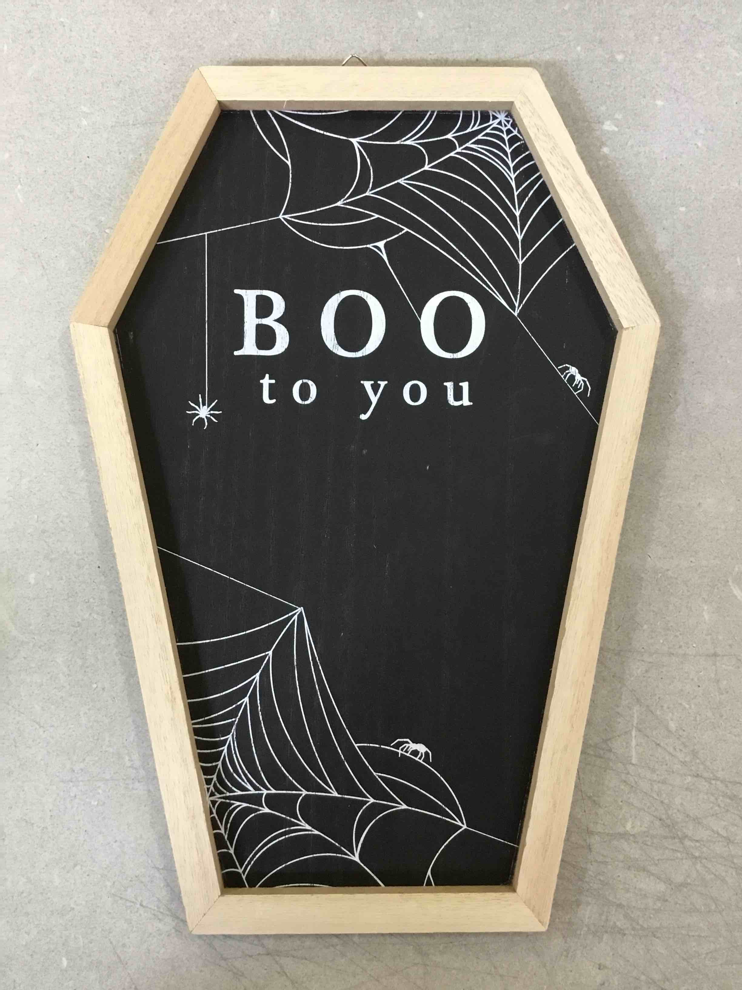 Tombstone Wood Hanging Sign