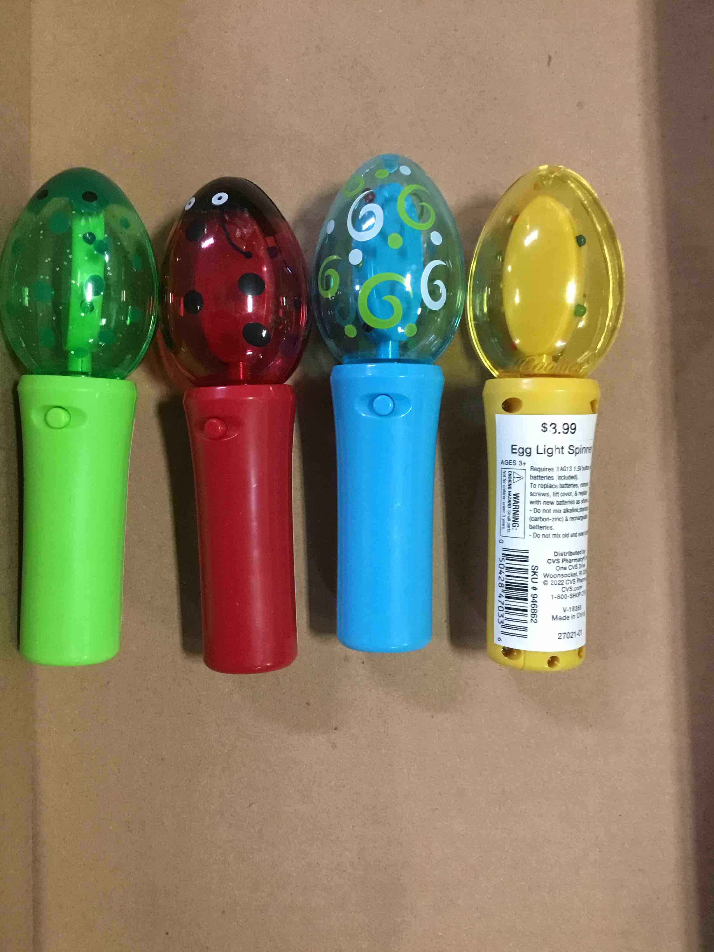 Assorted Cottondale Egg Light Spinner