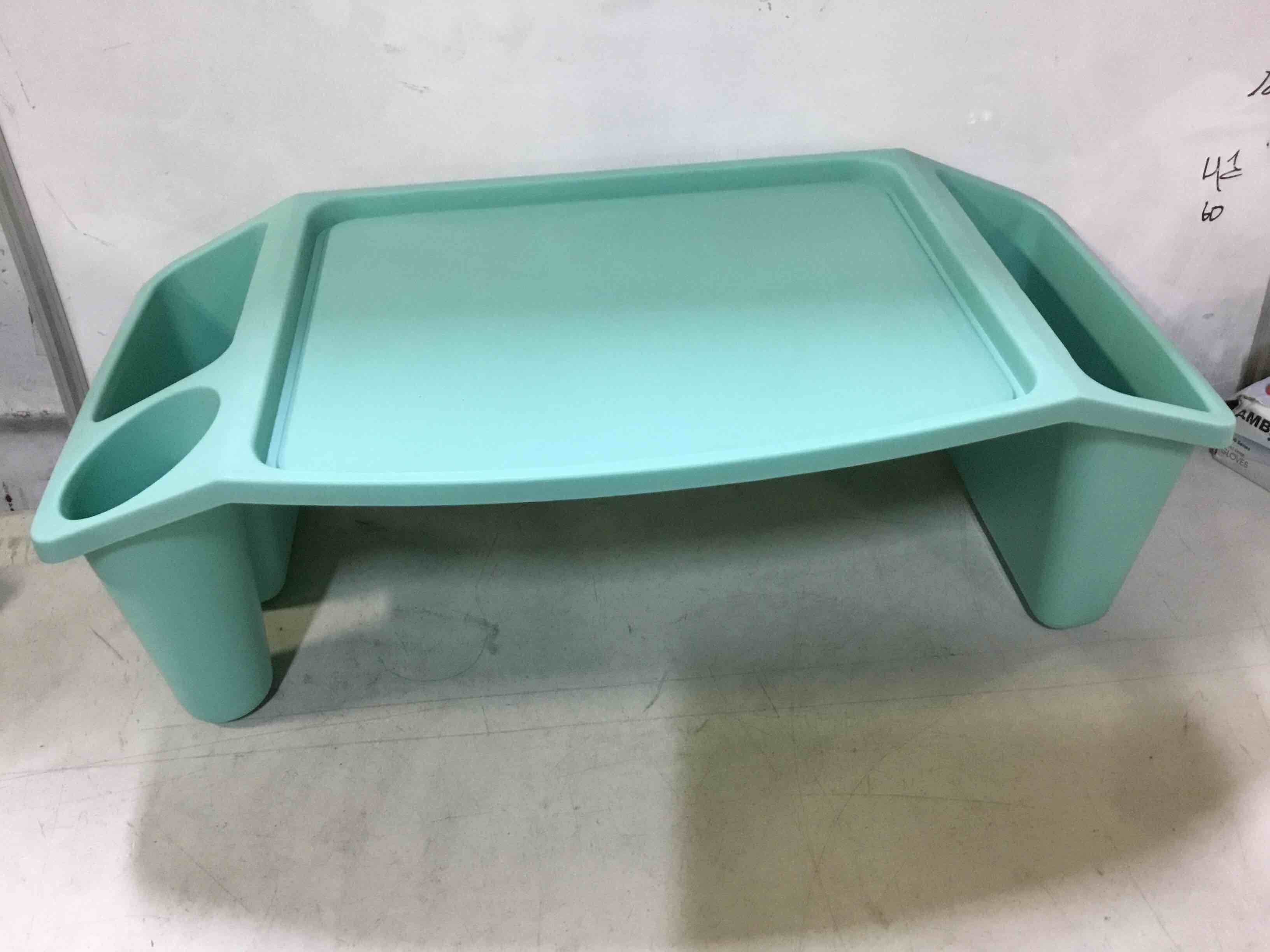 Baby Kids Lap Desk for Car and Home - Plastic Tray with Sides Toddler and Kids Activity Tray 1 count 