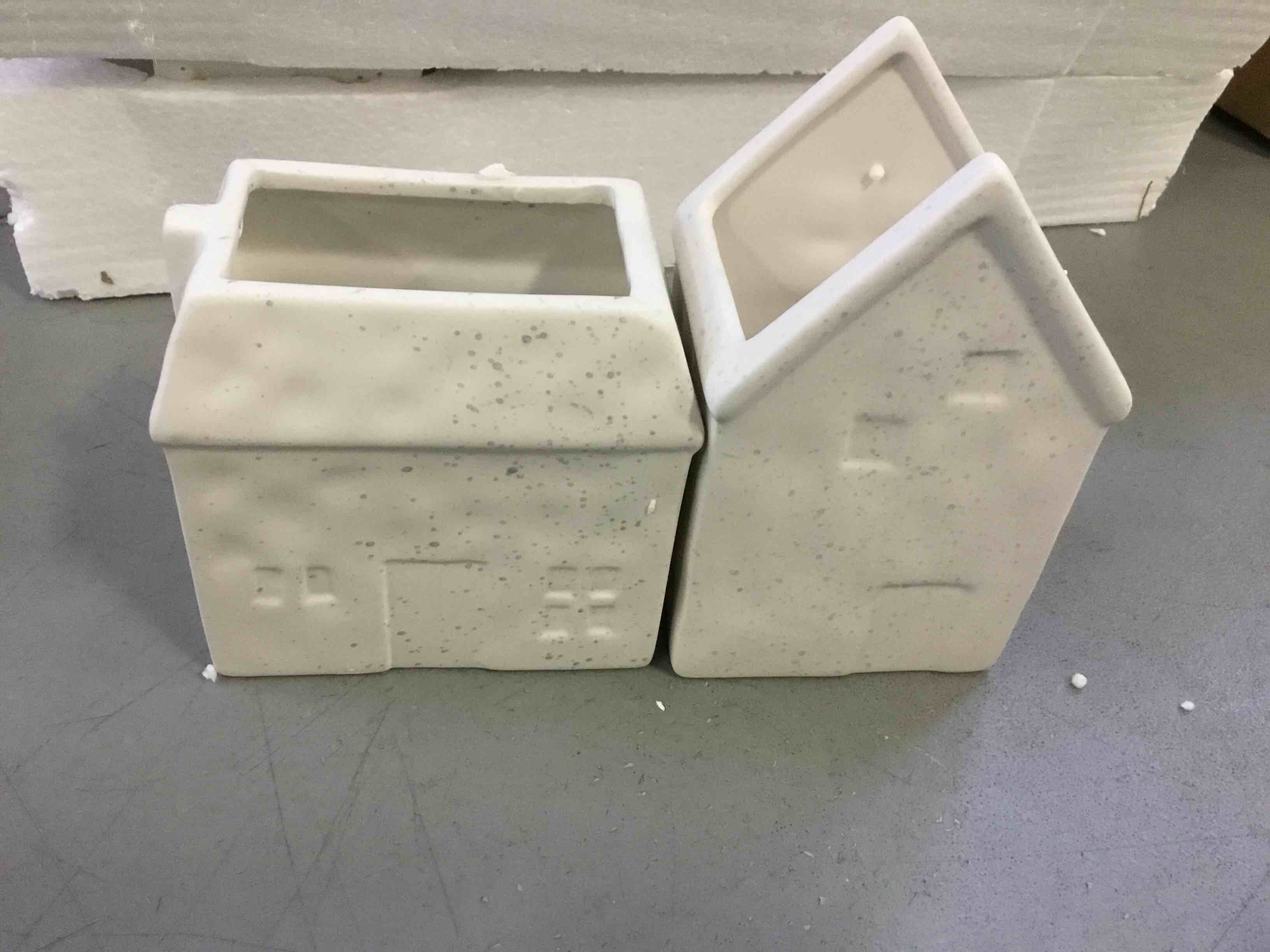 Assorted ceramic House planter