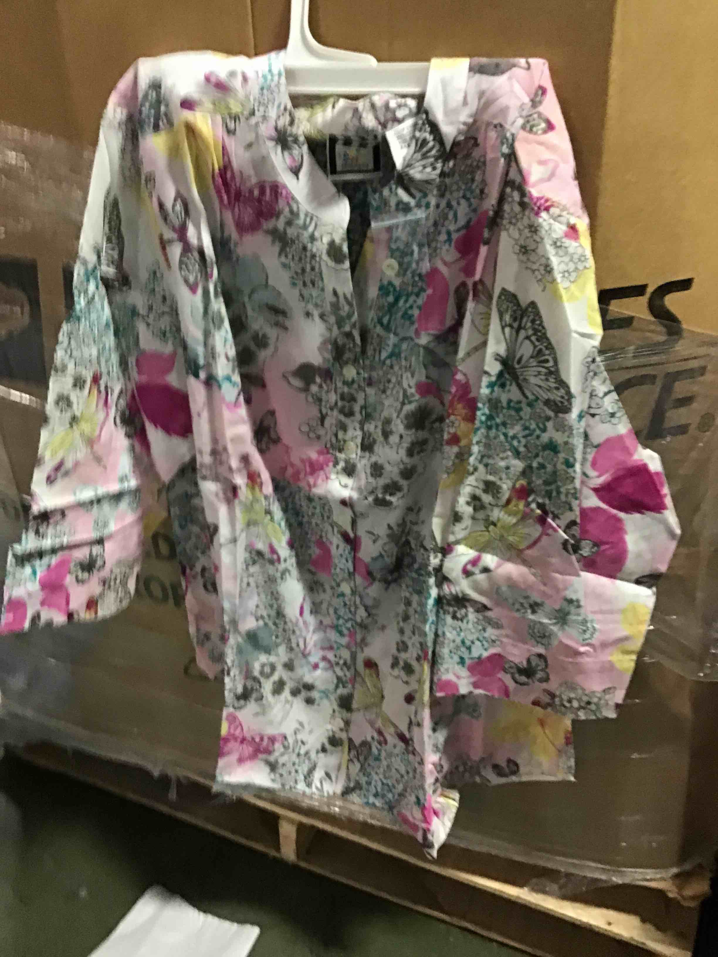 Shirt 3/4 sleeve take two women floral size XL 