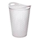 Flexible Diamond Laundry Hamper-White 
