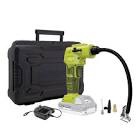 Auto Joe 24V-AJC-LTE 24-Volt iON+ Cordless Portable Air Compressor Kit w/ 2.0-Ah Battery, Charger, Storage Bag, and Nozzle Adapters