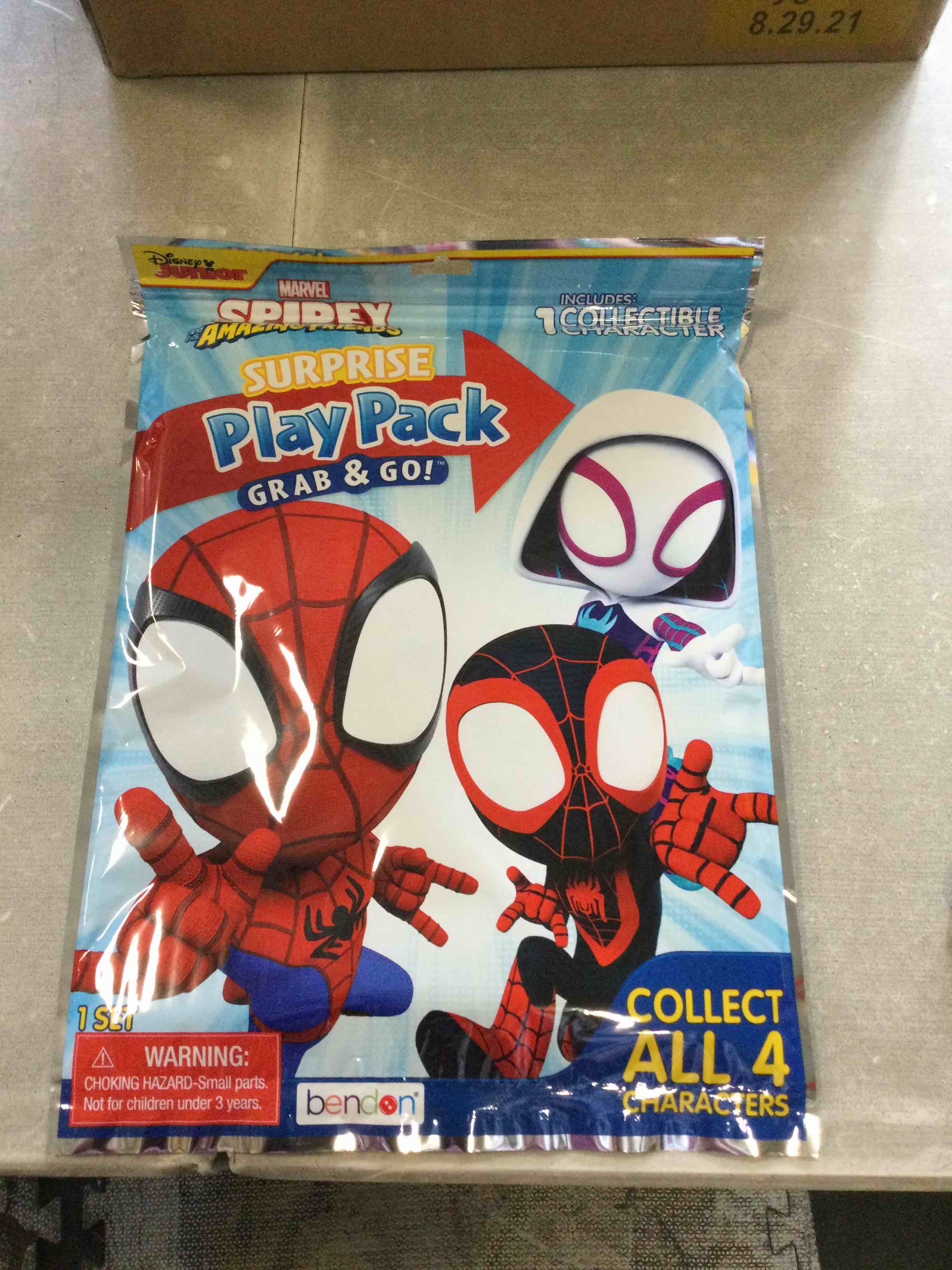 Marvel Spidey Amazing Friends Surprise Play Pack Grab & Gon