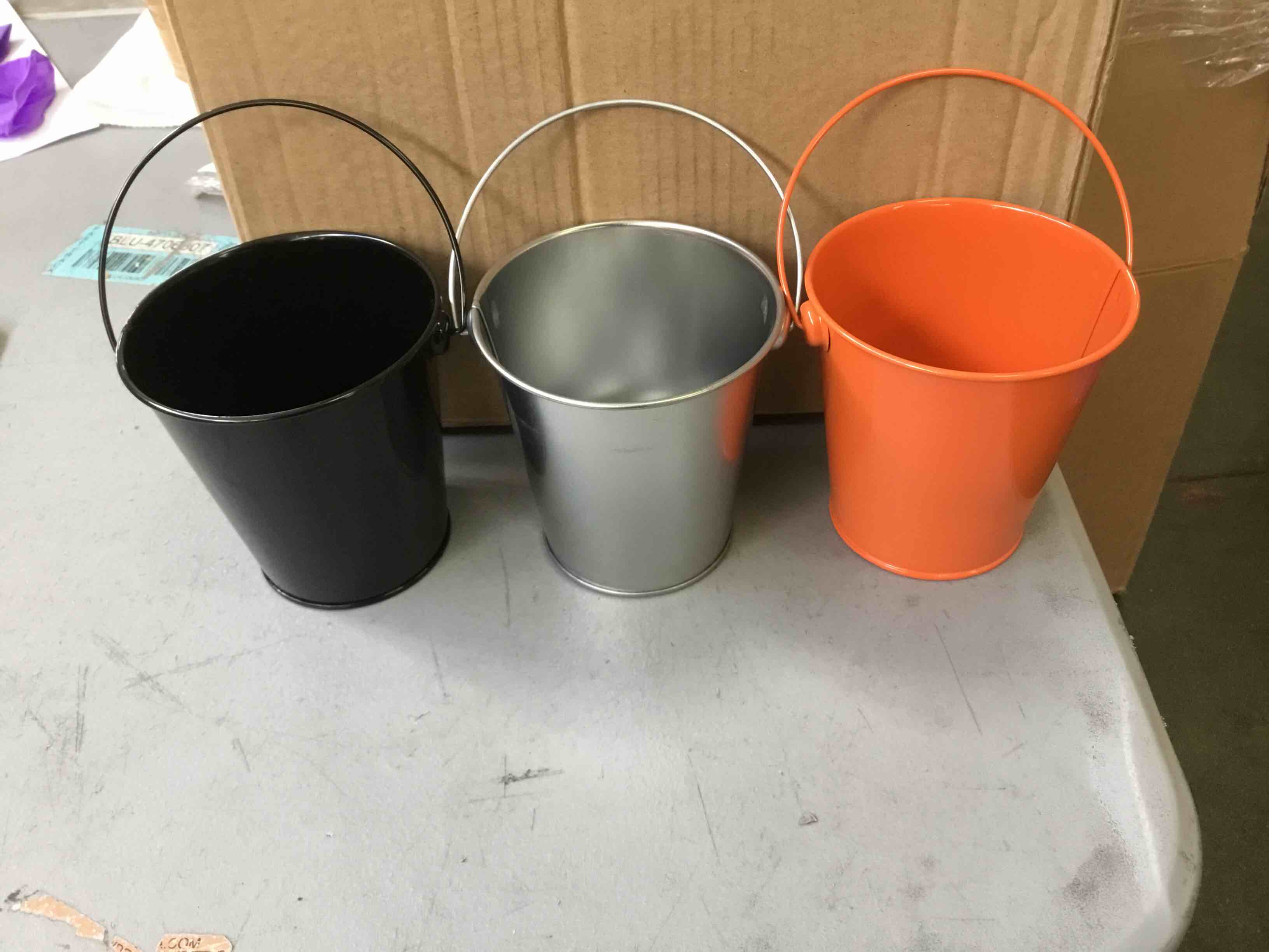 Assorted Decorative Pails, 3 Pack 