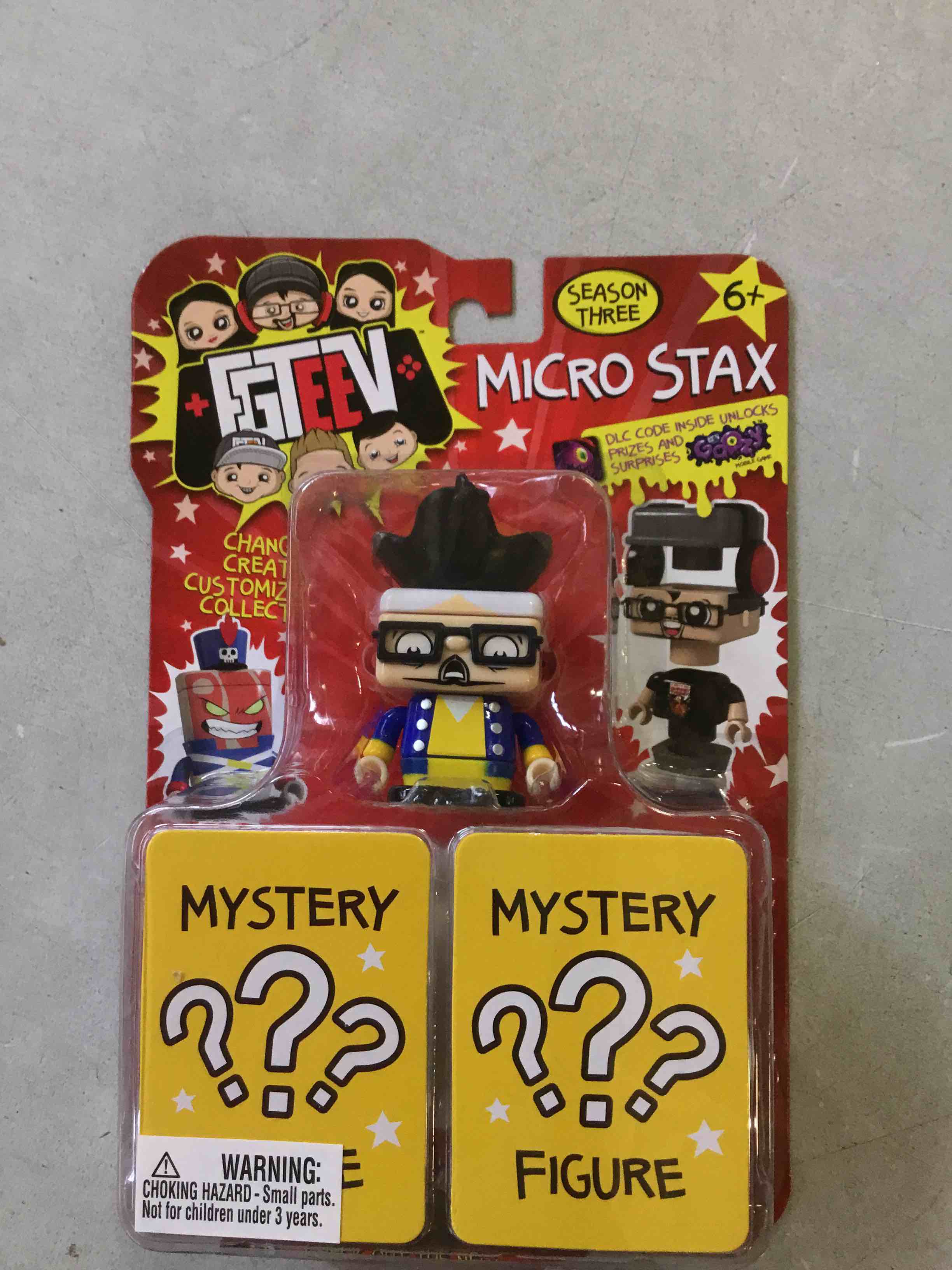 FGTeeV Micro Stax 3 Pack, dolls, puppets, and figures