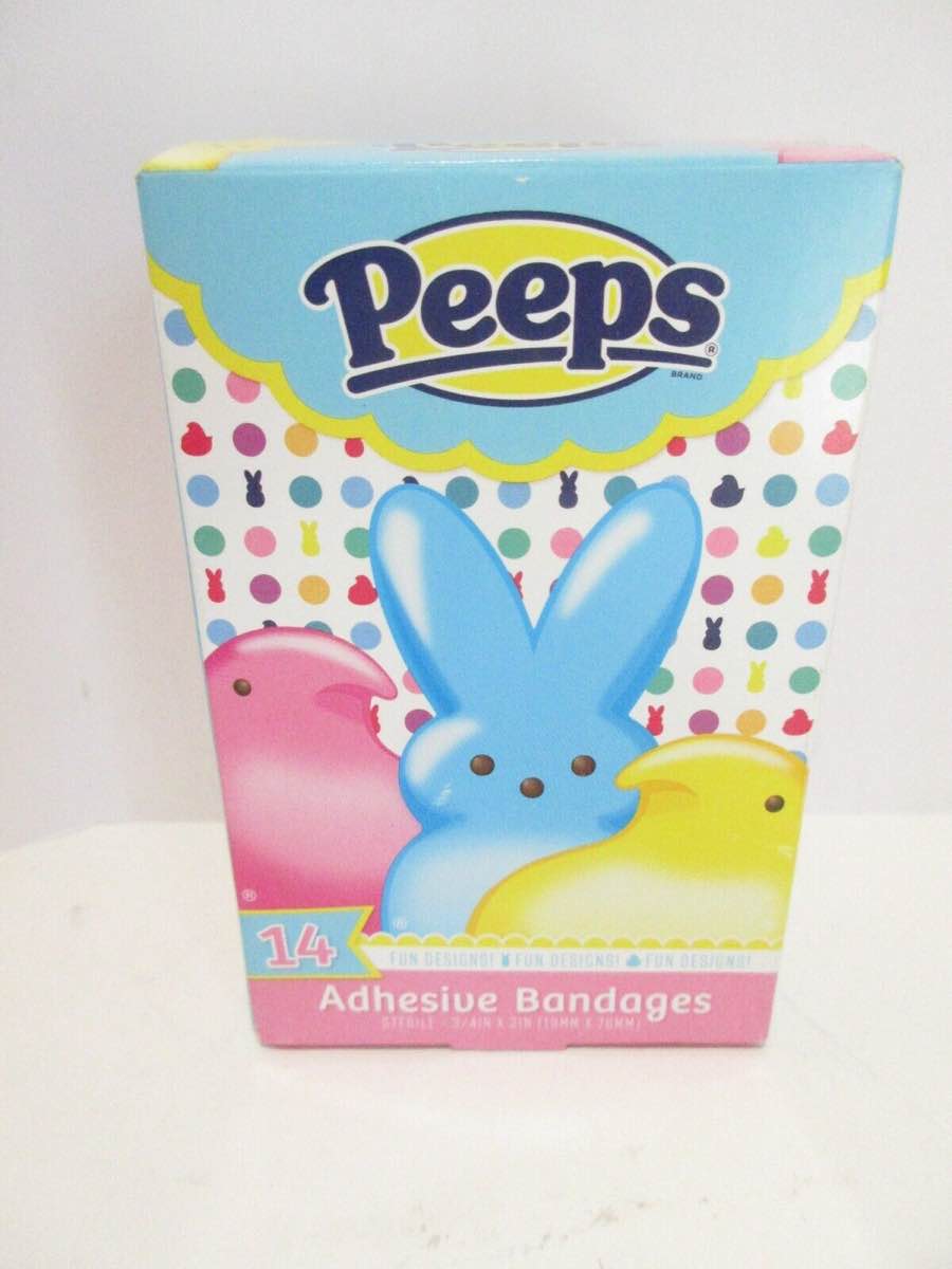 PEEPS ADHESIVE BANDAGES BANDAIDS, 14 Count