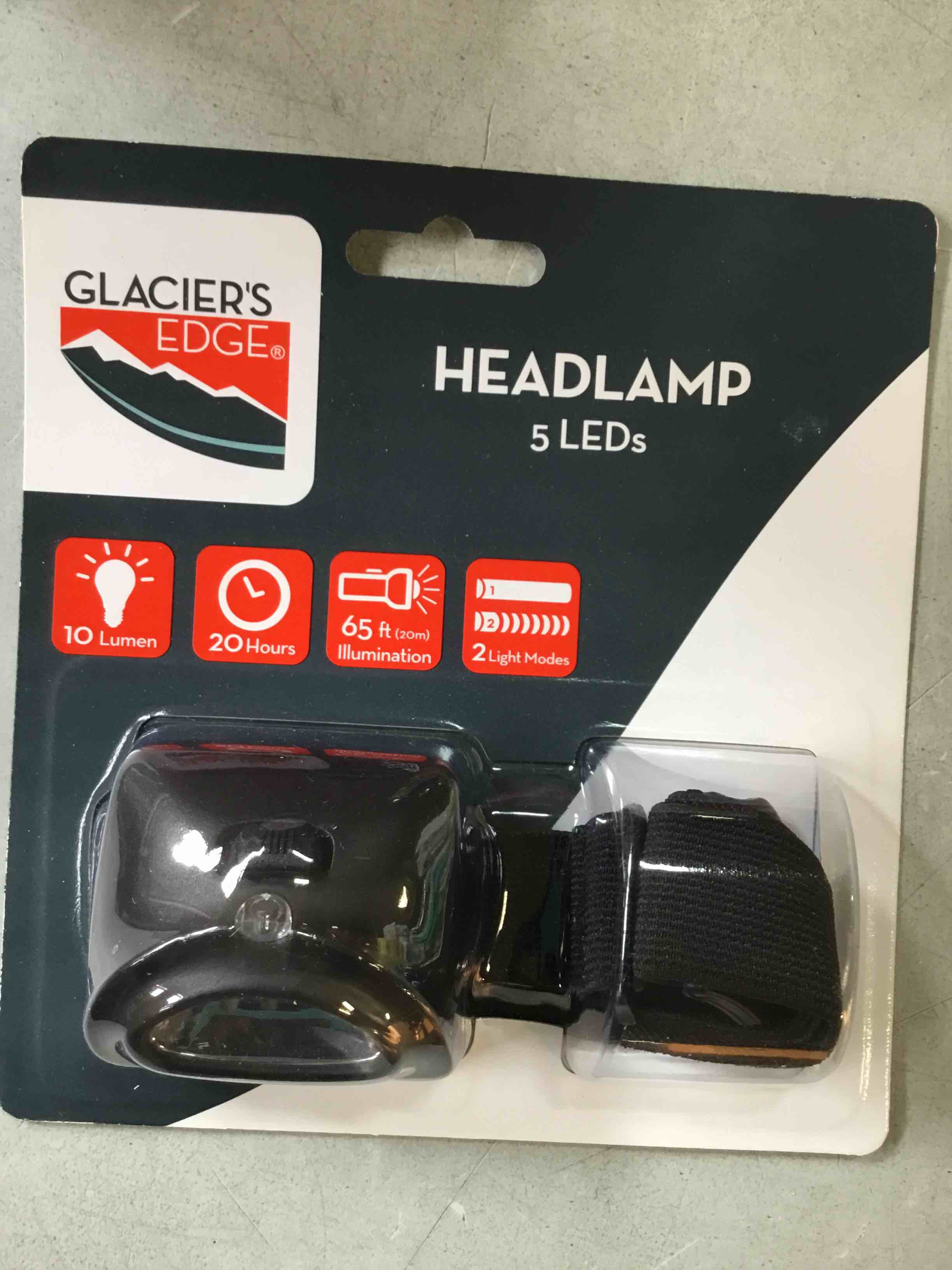 Glacier's Edge 5 Leds Adjustable Headlamp -