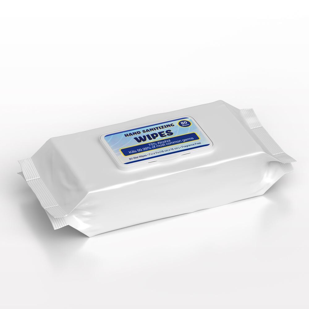 Sunscope Premium Hand Sanitizing Wipes - (80 Count) - Case of 30 Packs 