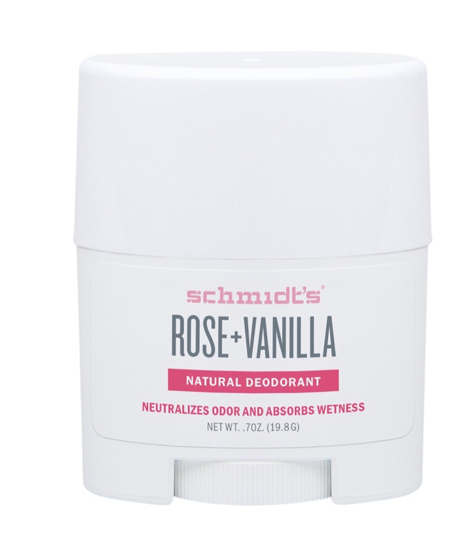 Schmidt’s rose and vanilla .7oz deodorant 