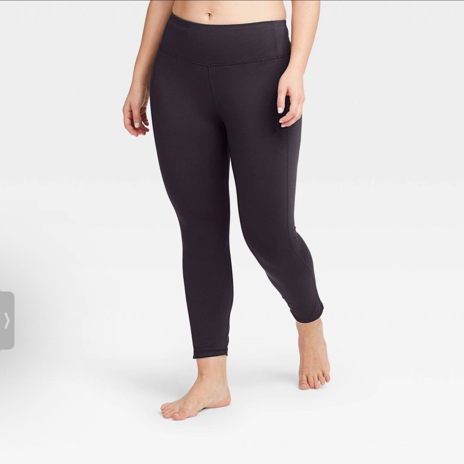 Women's Simplicity Mid-Rise Leggings 27" - All in Motion™ Black XXL