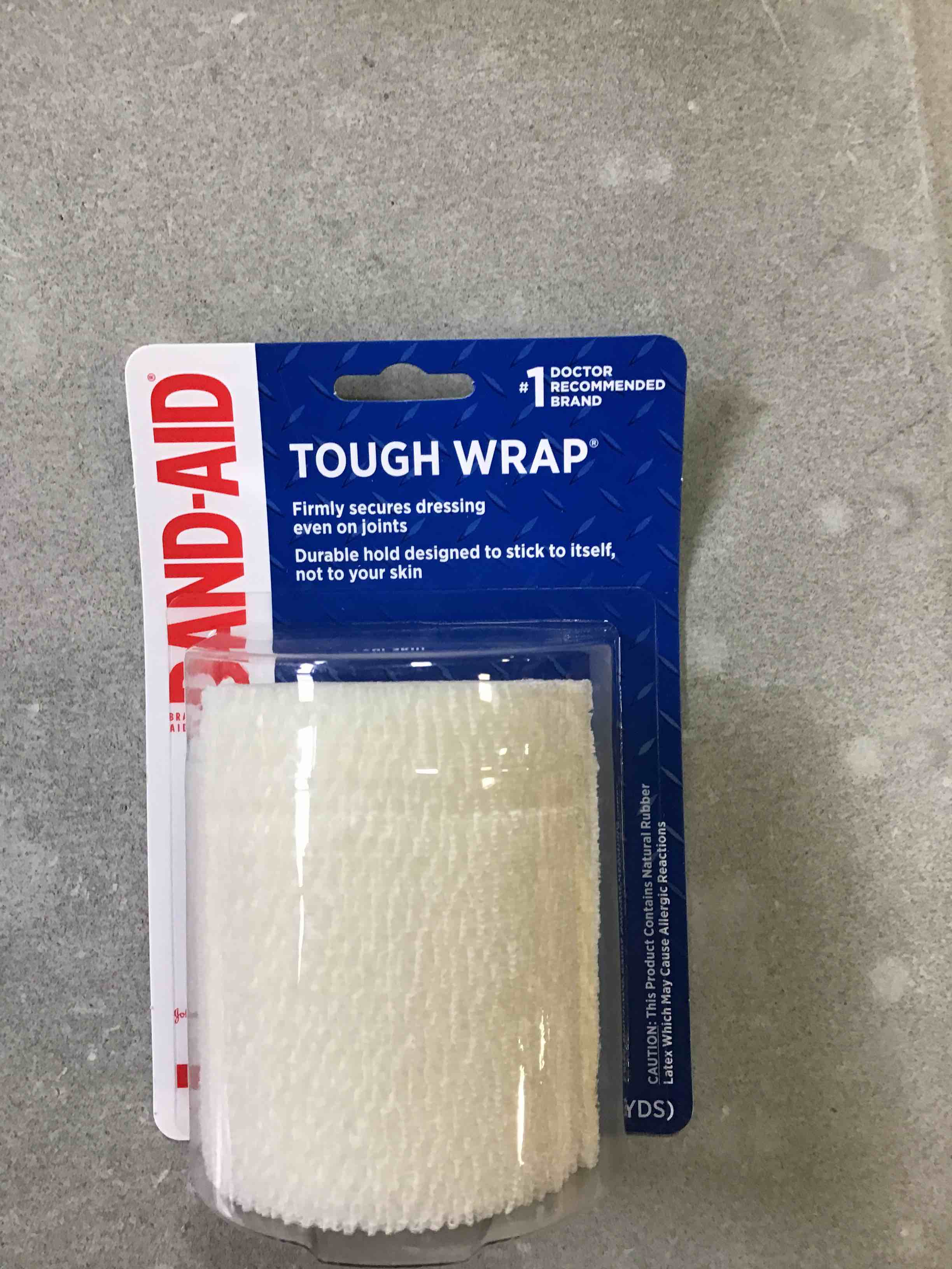 J&J BANDAID First Aid Large 3X2.5 Yard SECURE FLEX WRAP