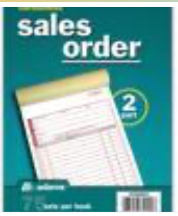 Carbonless 2-Part Sales Order Forms 5 Books / 75 Sets Per Book