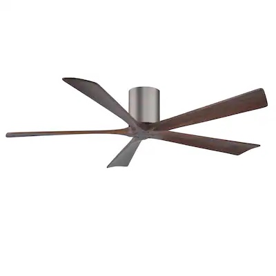 Matthews Fan Company Irene 60-in Brushed Pewter Indoor/Outdoor Ceiling Fan with Remote (5-Blade) (Blades Only) INCOMPLETE FAN.