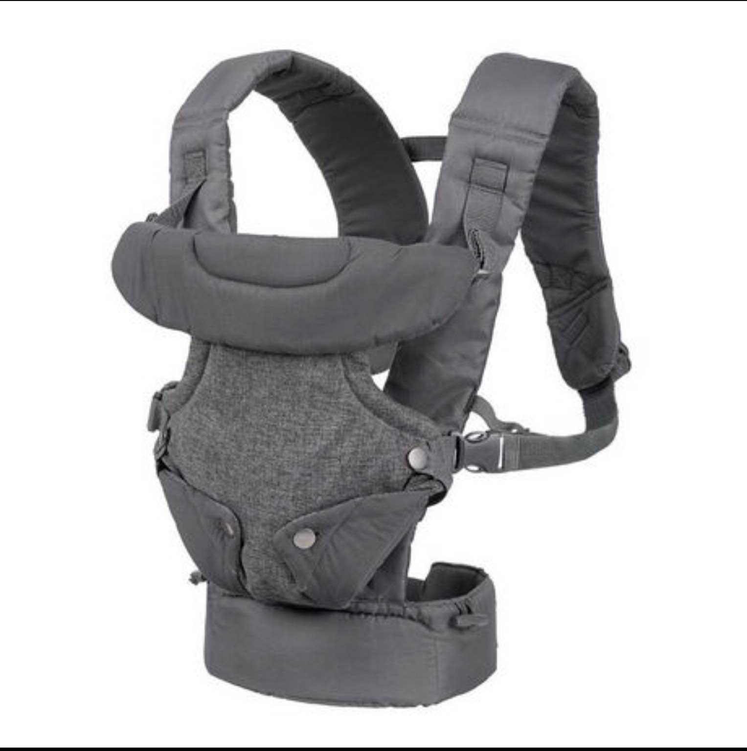 Infantino Flip 4-In-1 Convertible Baby Carrier 4-Position Black