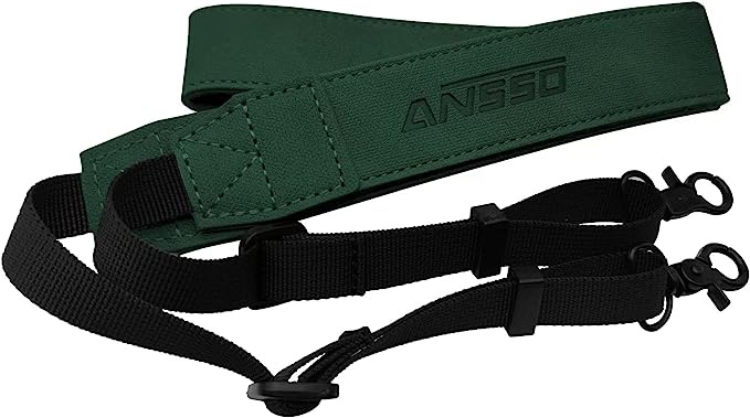 ANSSO Lanyard for DJI RC & RC Pro Controller , DJI Mini 3 Pro Lanyard RC Neck Strap , Soft Leather Lanyard Compatible with Mavic 3 / Air 2s / Mini 2 / Mavic air 3 Remote Controller Accessories Black