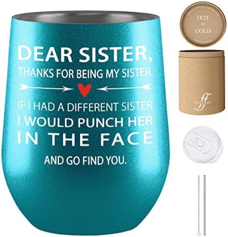 You & I Are Sisters Tumbler - Fancyfams - 12 oz ...