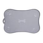 Silicone Gray Dog Placemat