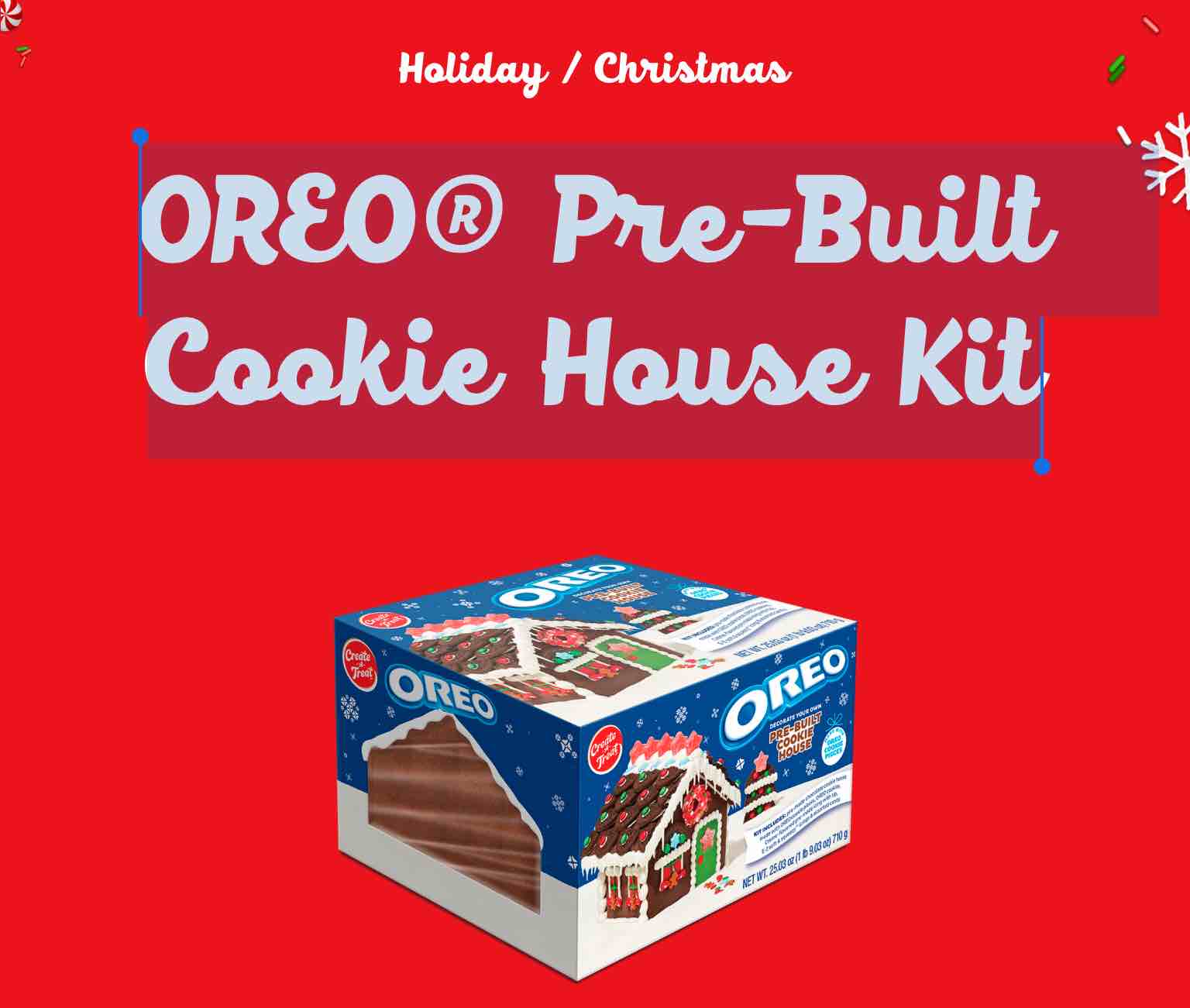 OREO® Pre-Built Cookie House Kit