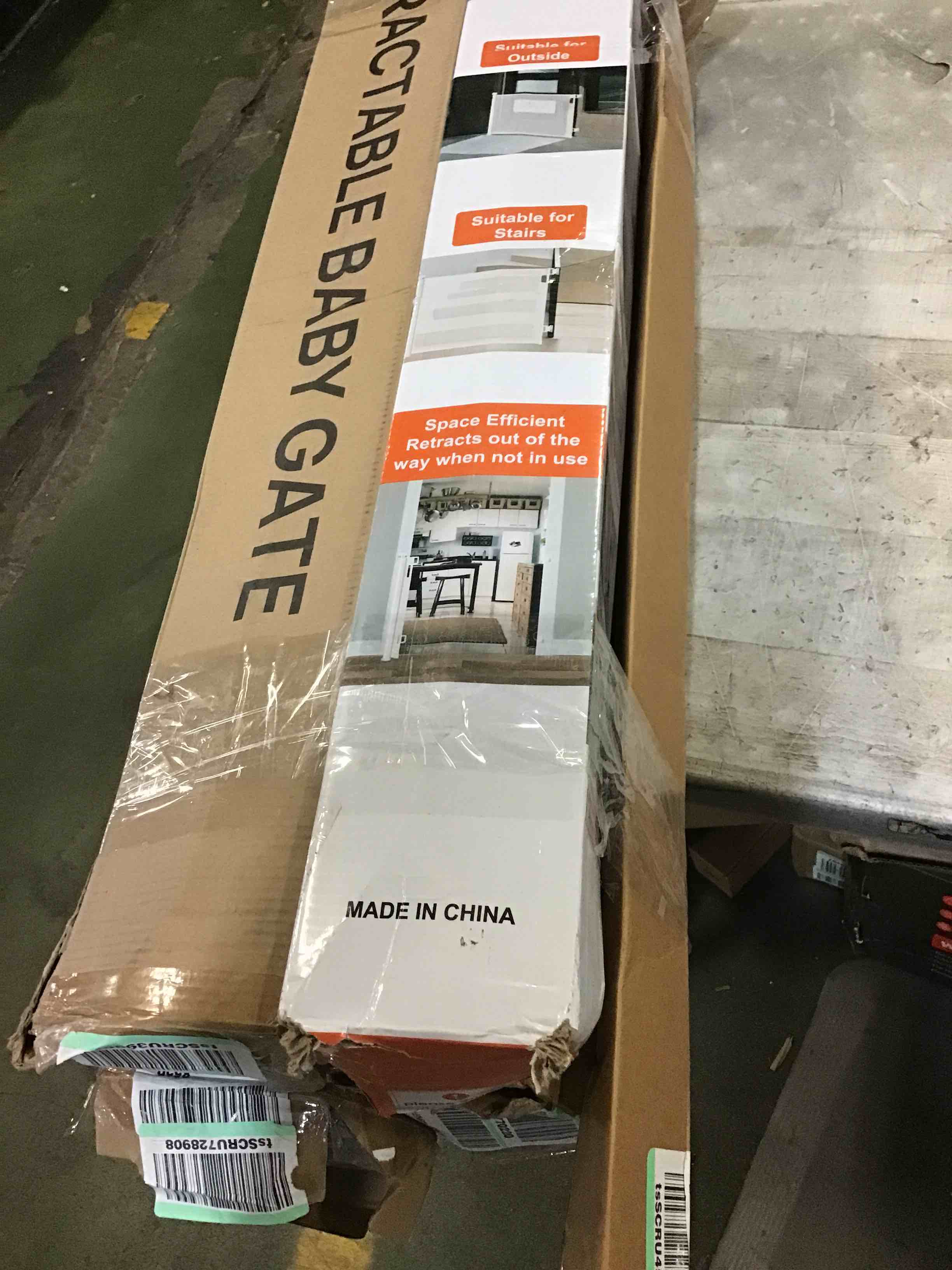 assorted retractable baby gate / curtain rod/ umbrella 7 pack (item variety)