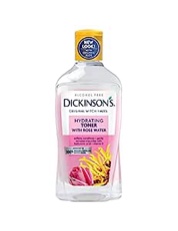 Dickinson's Enhanced Witch Hazel Hydrating Toner with Rosewater, Alcohol Free, 98% Natural Formula, 16 Fl. Oz.