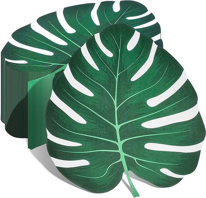 200 piece disposable palm leaf place mat 
