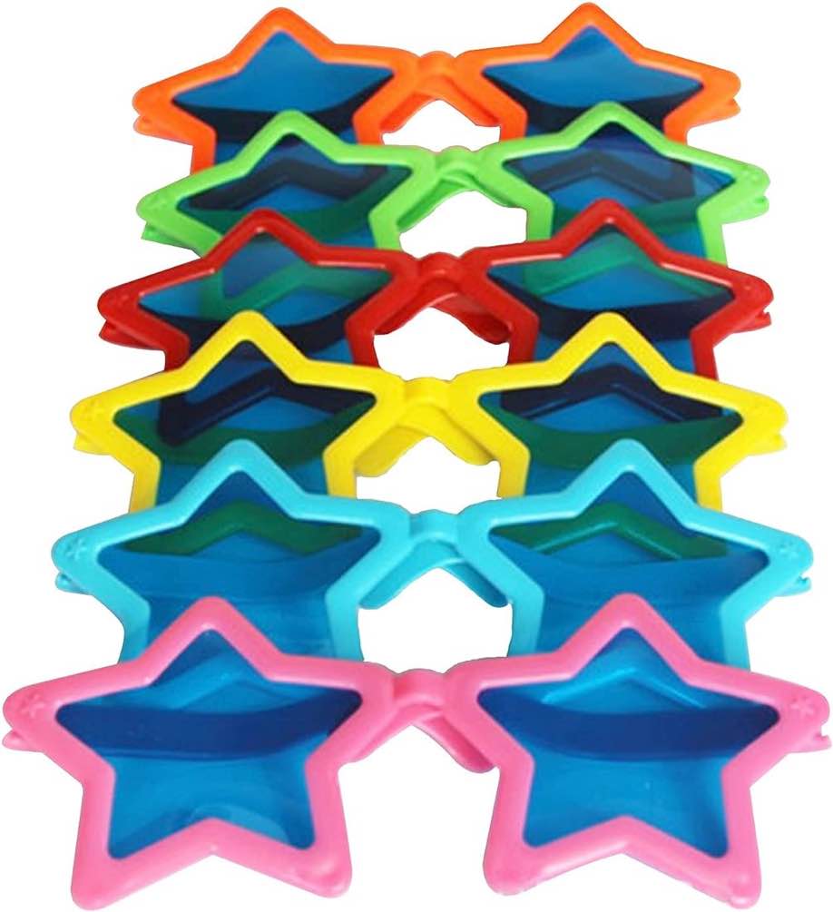 Kids Sunglasses Party Favors 6 Pack Jumbo Party Glasses Swim Party Favors Funny Sunglasses