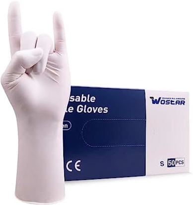 Nitrile Gloves Small Powder Free Box of 100 Long 12 Inches 4 Mil Latex Free Safety Working Exam Gloves