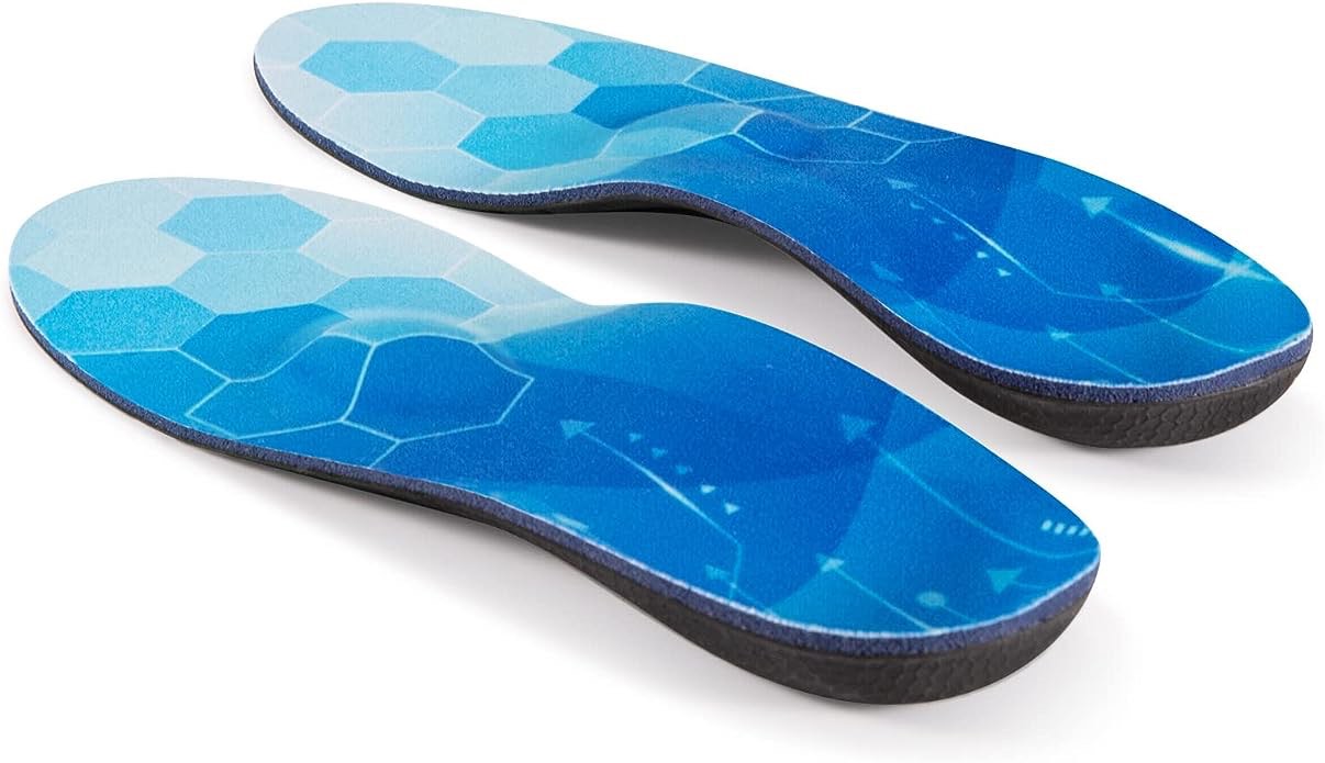 Plantar Fasciitis High Arch Support Insoles for Men Women, Flat Feet Orthotic Insert, Work Boot Shoe Insole, Absorb Shock with Every Step,Maximum Cushioning XS
