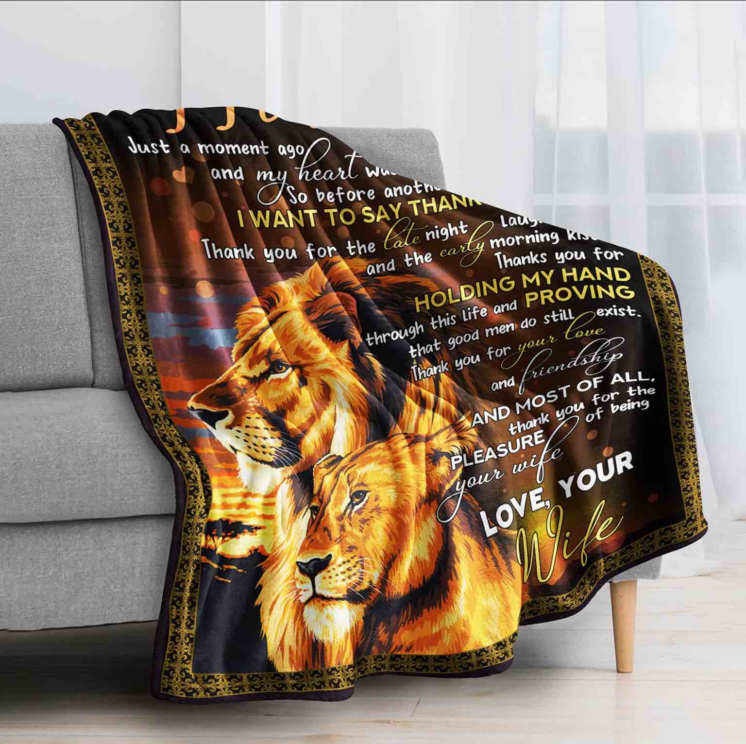 for Him Husband Valentine Gifts from Wife for Husband to My Husband Blankets from Wife Husband Birthday Gift Husband Gifts from Wife (80"x60")