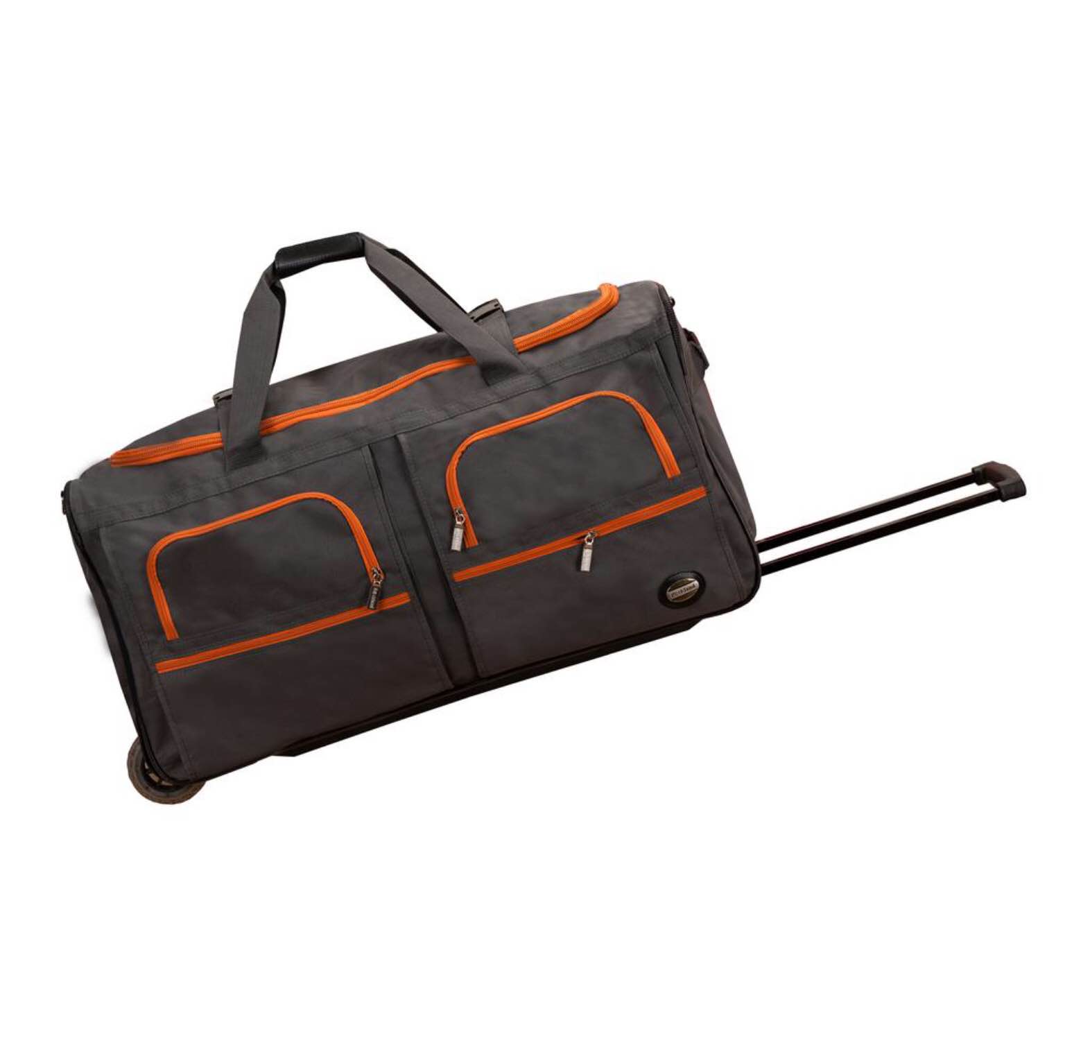 Rockland Rolling 30" Duffel Bag - Charcoal, Grey