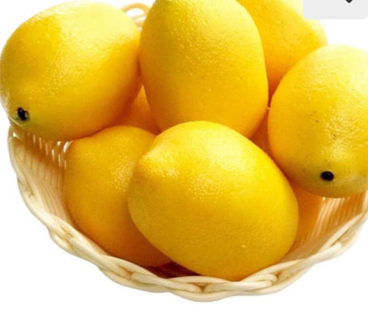 Artificial Fake Lemons Lemon Lifelike Fruit Home Party Wedding Decoration(6 PCs )
