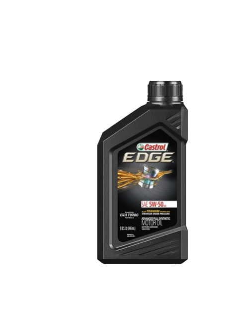 Castrol EDGE 5W-50 Advanced Full Synthetic Motor Oil, 1 Quart