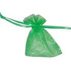 BAG organza green 6X13 12/ pack 
