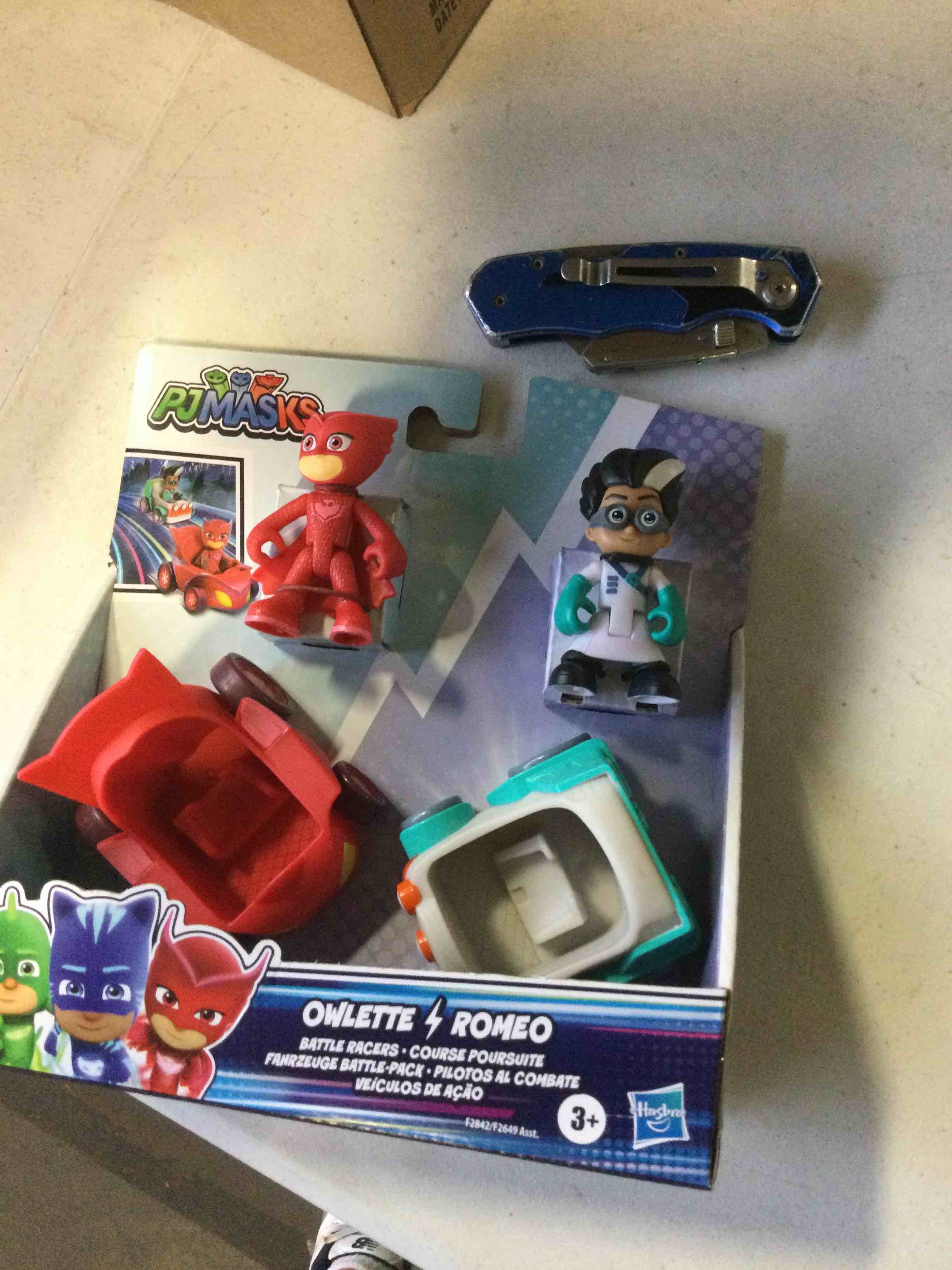 Pj Masks Owlette vs Romeo, Set of 4