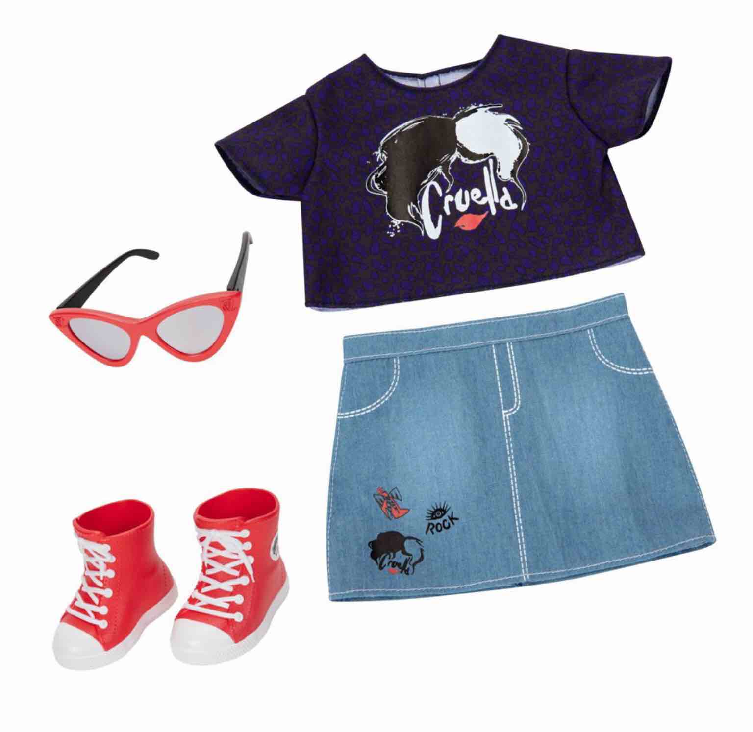 Disney ILY 4Ever 18" Cruella de Vil Inspired Fashion Pack