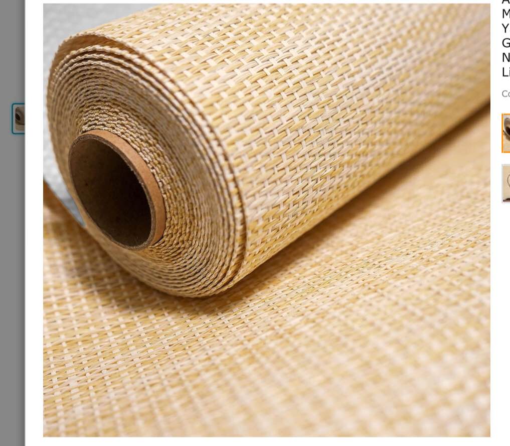 Ansehan Wallcovering W712 Terraces Collection 36" W x 8 Yard L, Natural Paper Weave Grasscloth Modern Texture Wallcovering for Living Room Bedroom Feature Wall Beige/Gray/Wheat