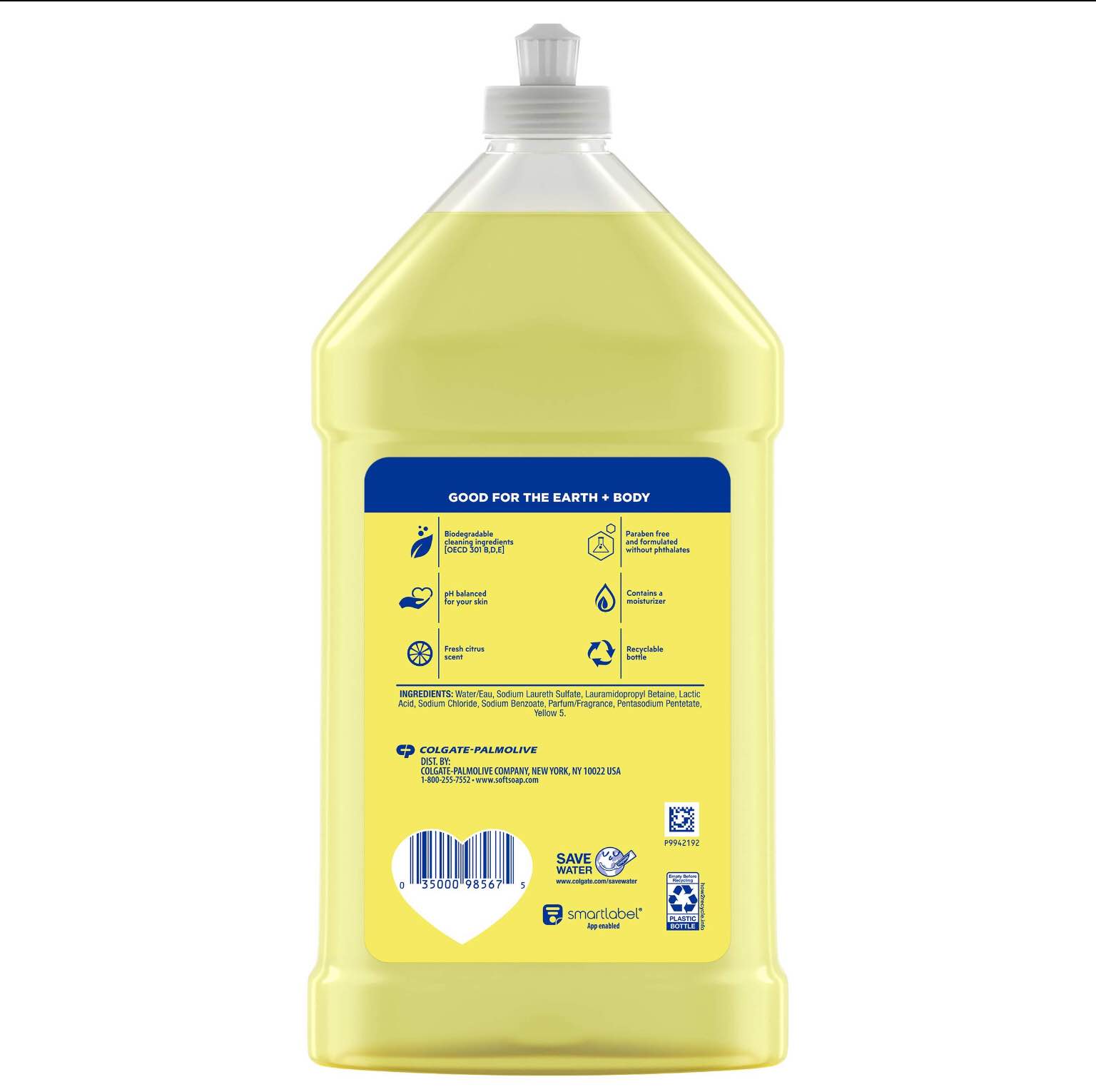 Softsoap Bulk Liquid Hand Soap Refill, Refreshing Citrus - 32 fluid ounces (Pack of 9)