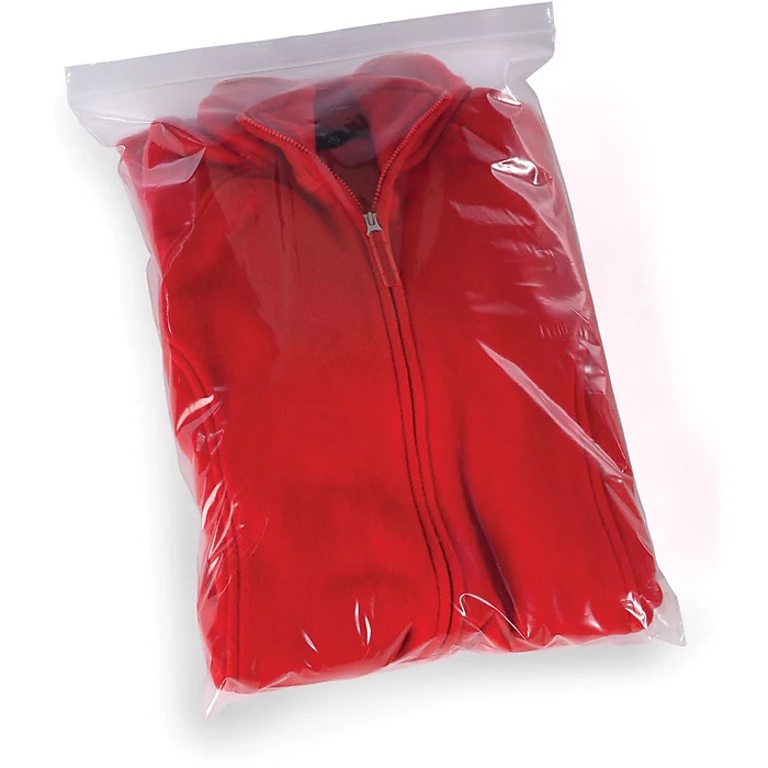 13" x 18" Reclosable Poly Bags, 2 Mil, Clear, 1000/Carton