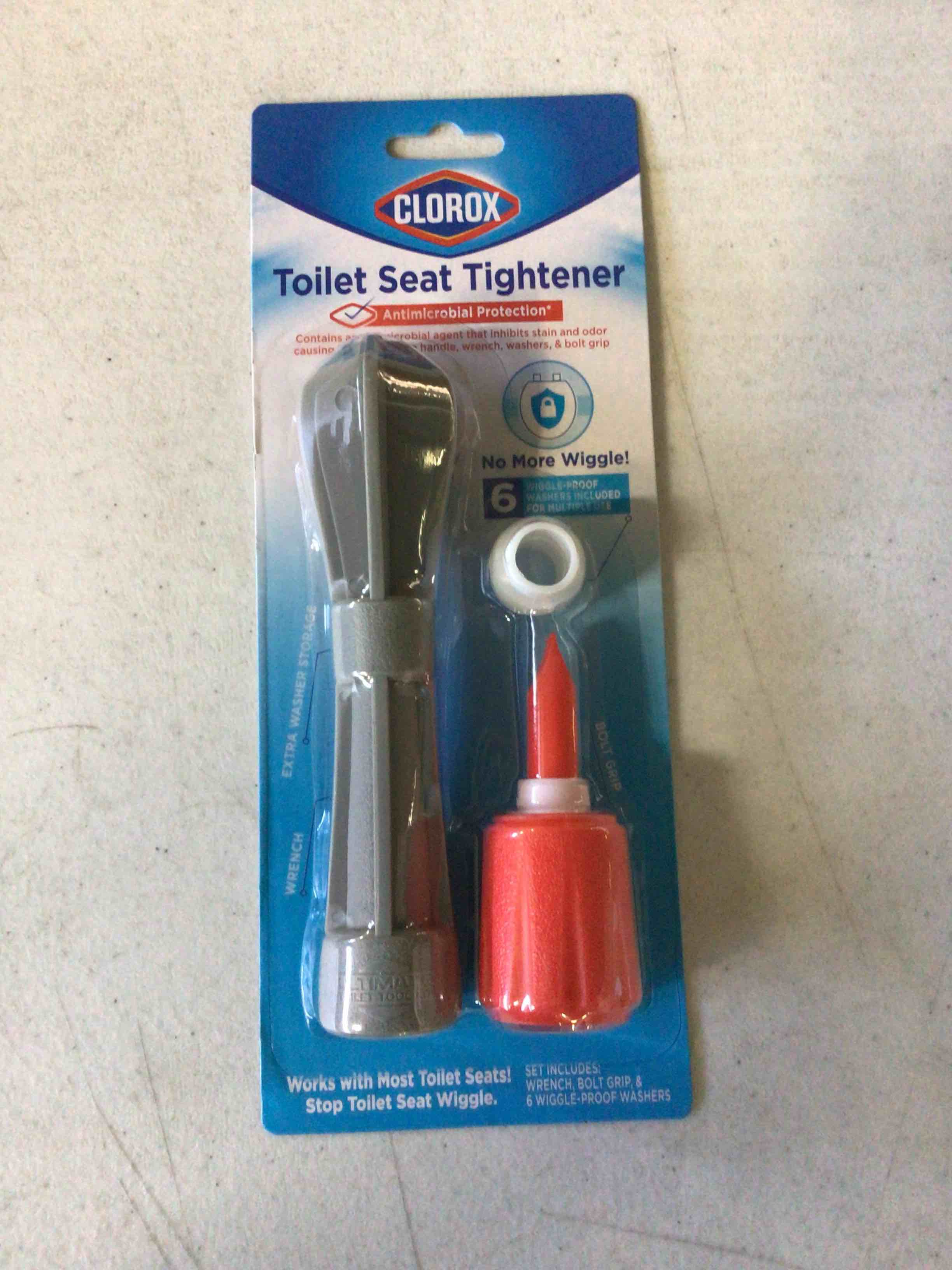 Clorox Antimicrobial Toilet Seat Tightening Kit Plastic Tightening Kit