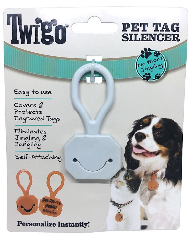 pack of 20 PCs)) Twigo Pet ID Tags Silencer Pocket for Cats & Dogs
