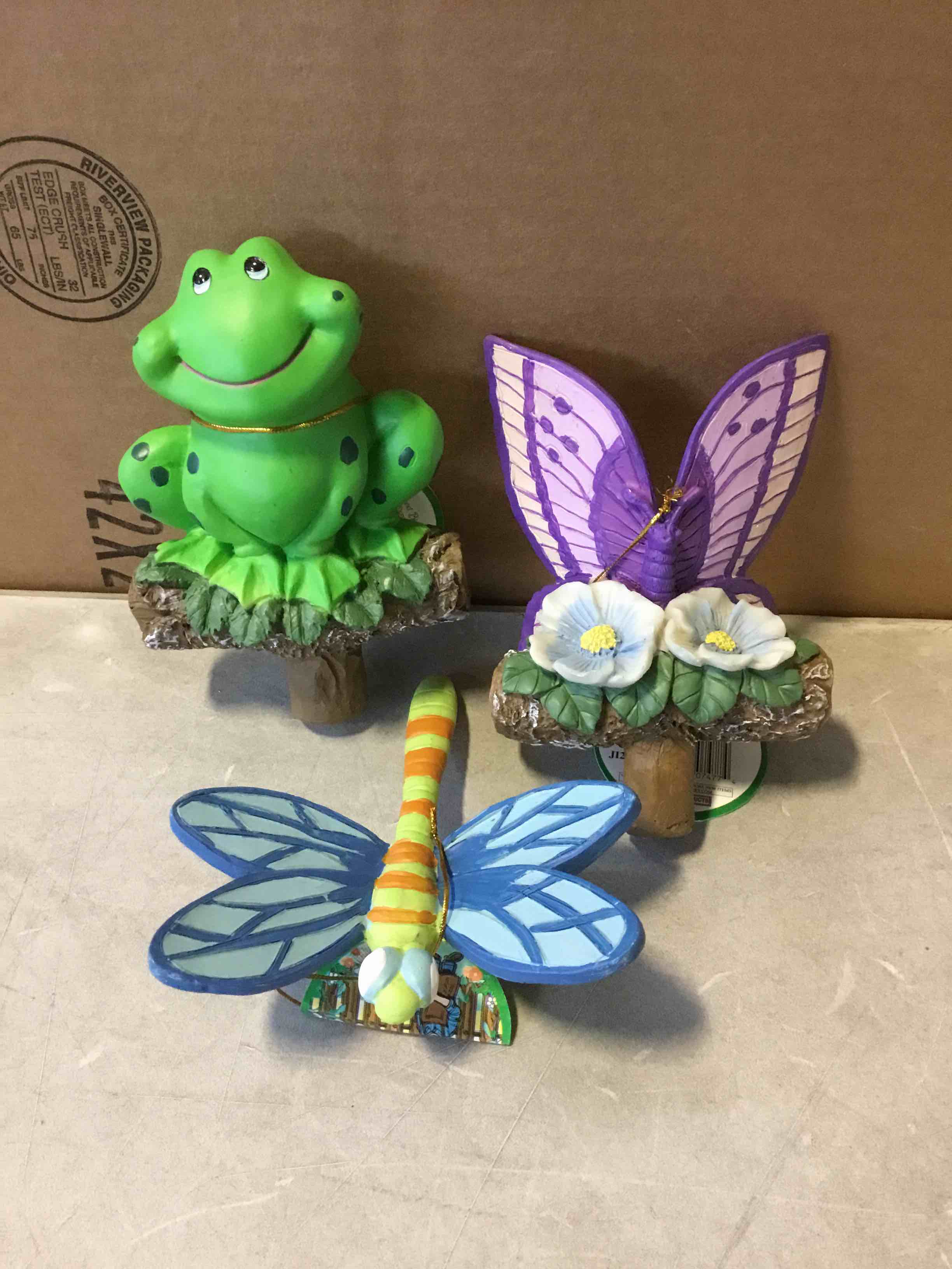 case pack of 12 assorted lawn ornaments